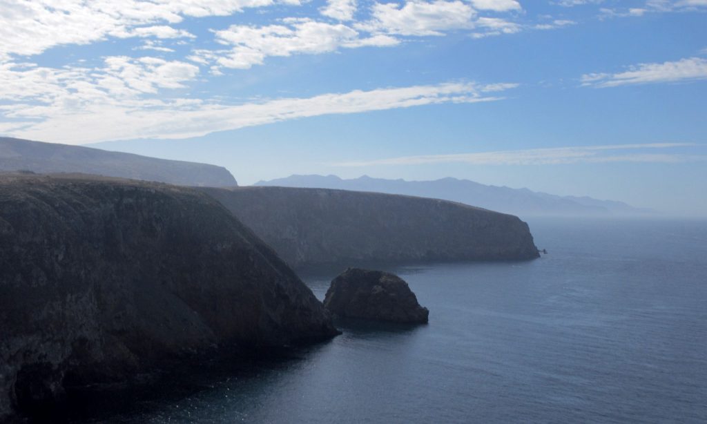 scenic view of Santa Cruz Island