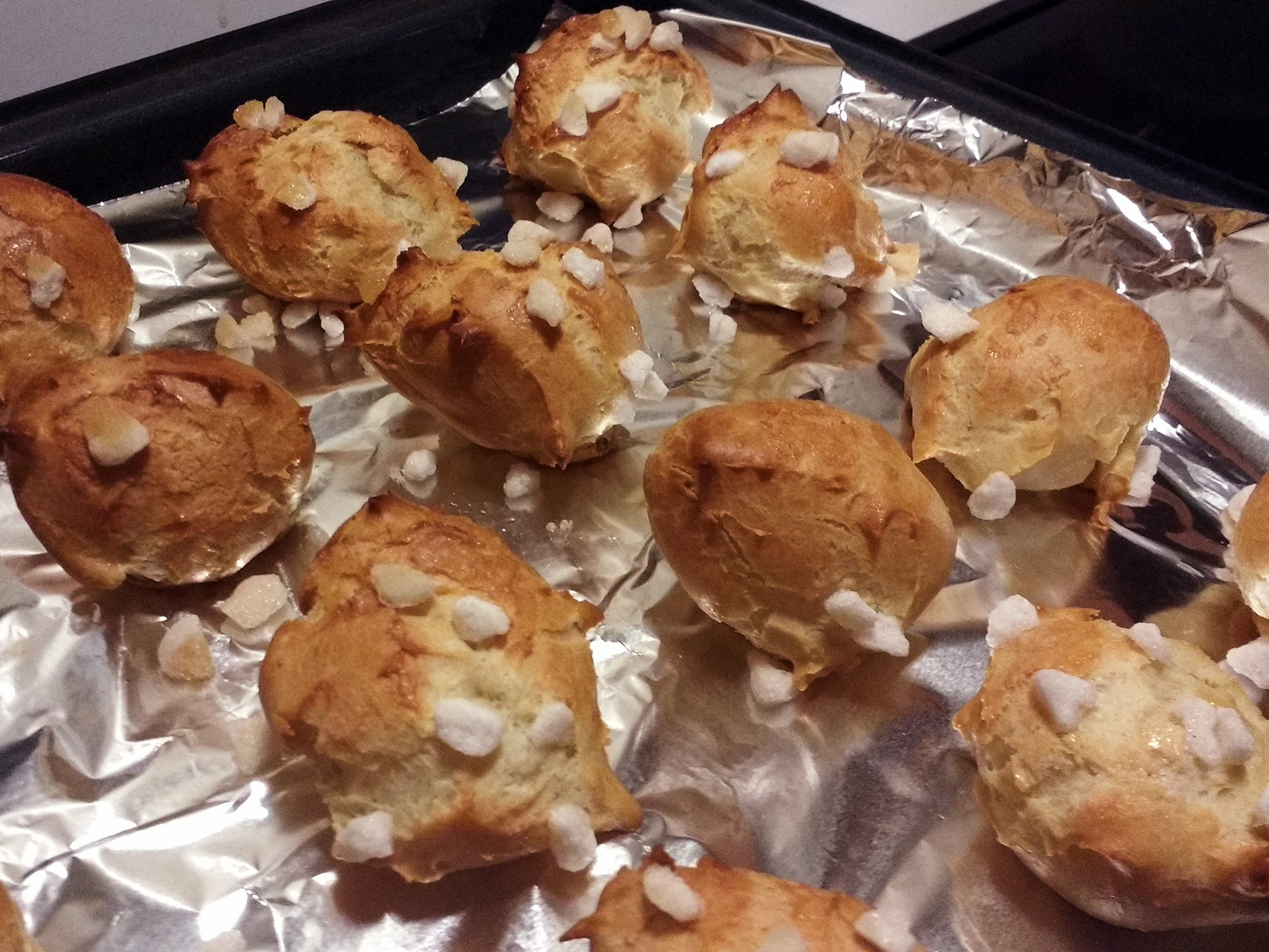 Making Chouquettes!