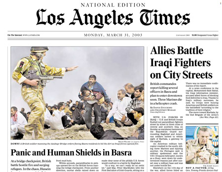 LA Times cover photo by Brian Walski.