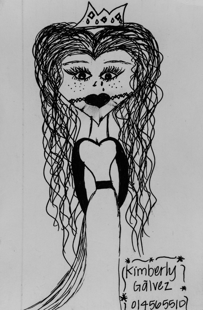 Line drawing of Art 110 sage Hope.