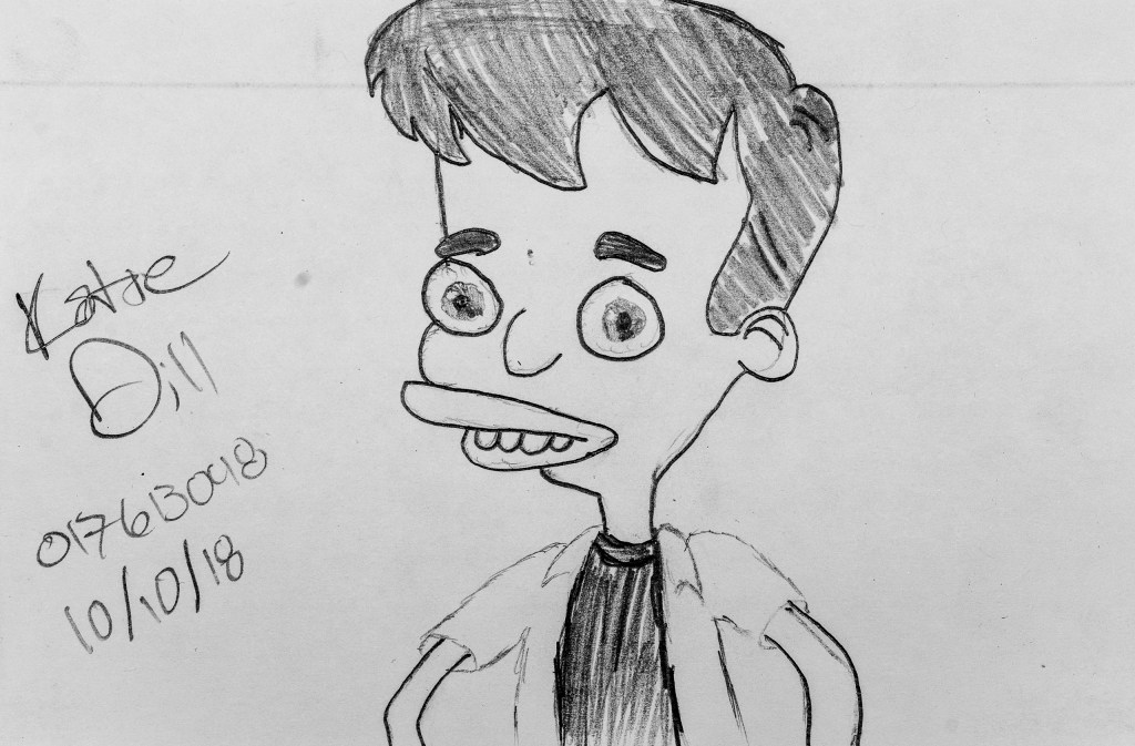 pencil drawing of fictitious Art110 sage "Ben"