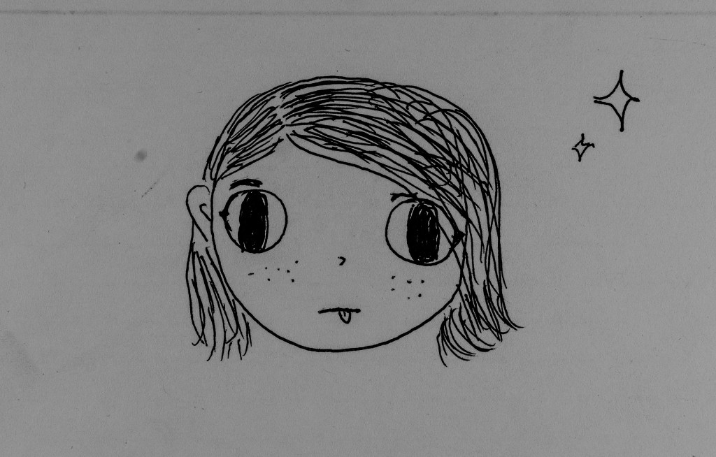 drawing of Art110 sage "Priscilla"