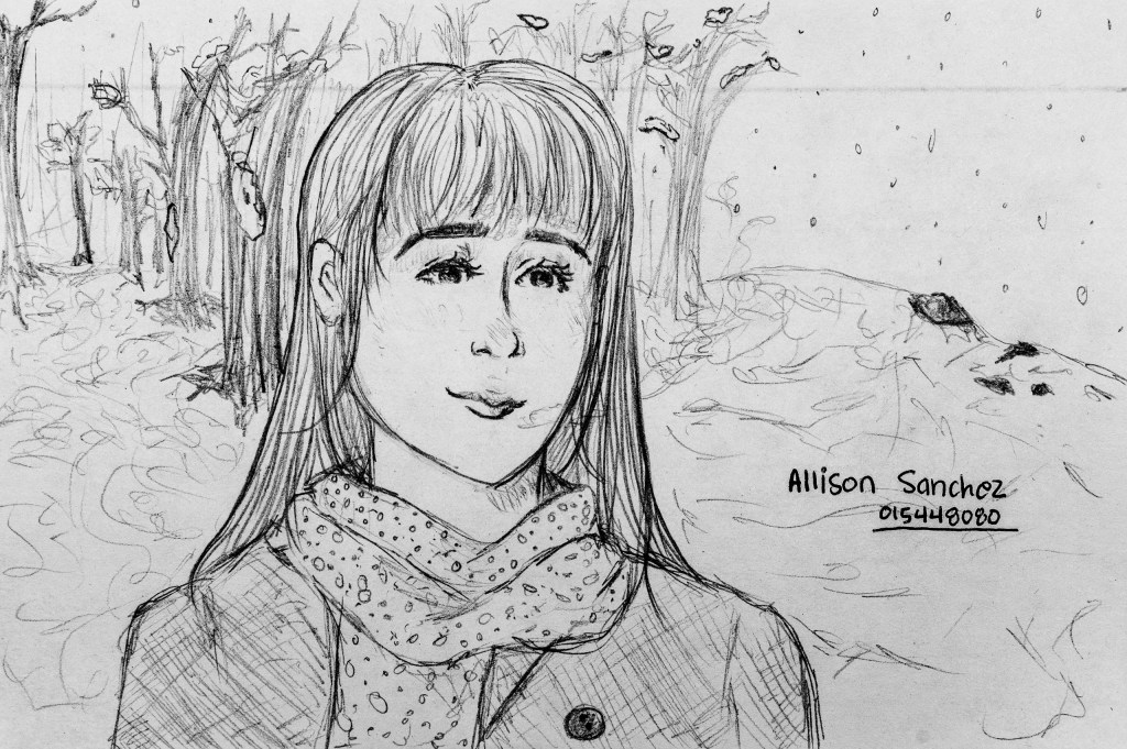 pencil drawing of fictitious Art 110 sage "Tsugarukko"